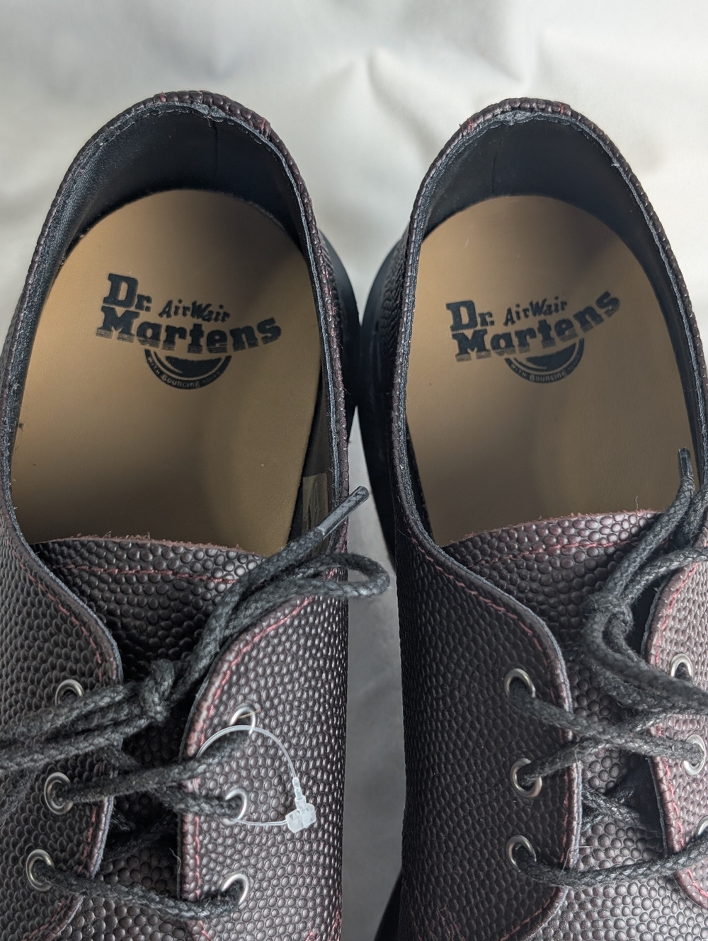 Dr. Martens 1461 Oxblood Atlas Pebble Grain Leather Oxford Shoes 11L/10M NWOB - Picture 6 of 13